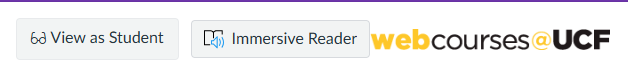student view button